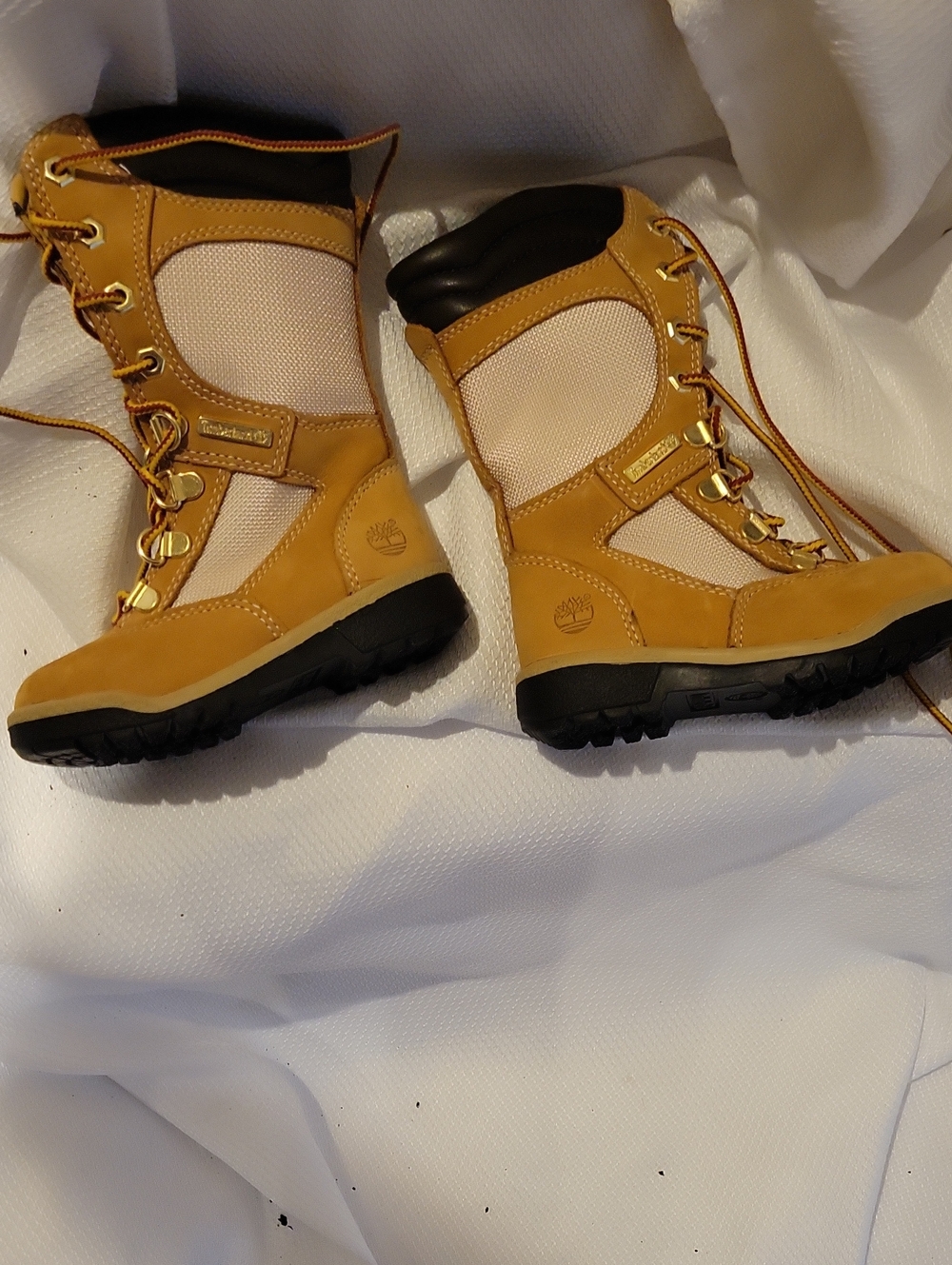 Timberland Toddler Sz8 Wheat/Tan Lace-Up Outdoor Boots